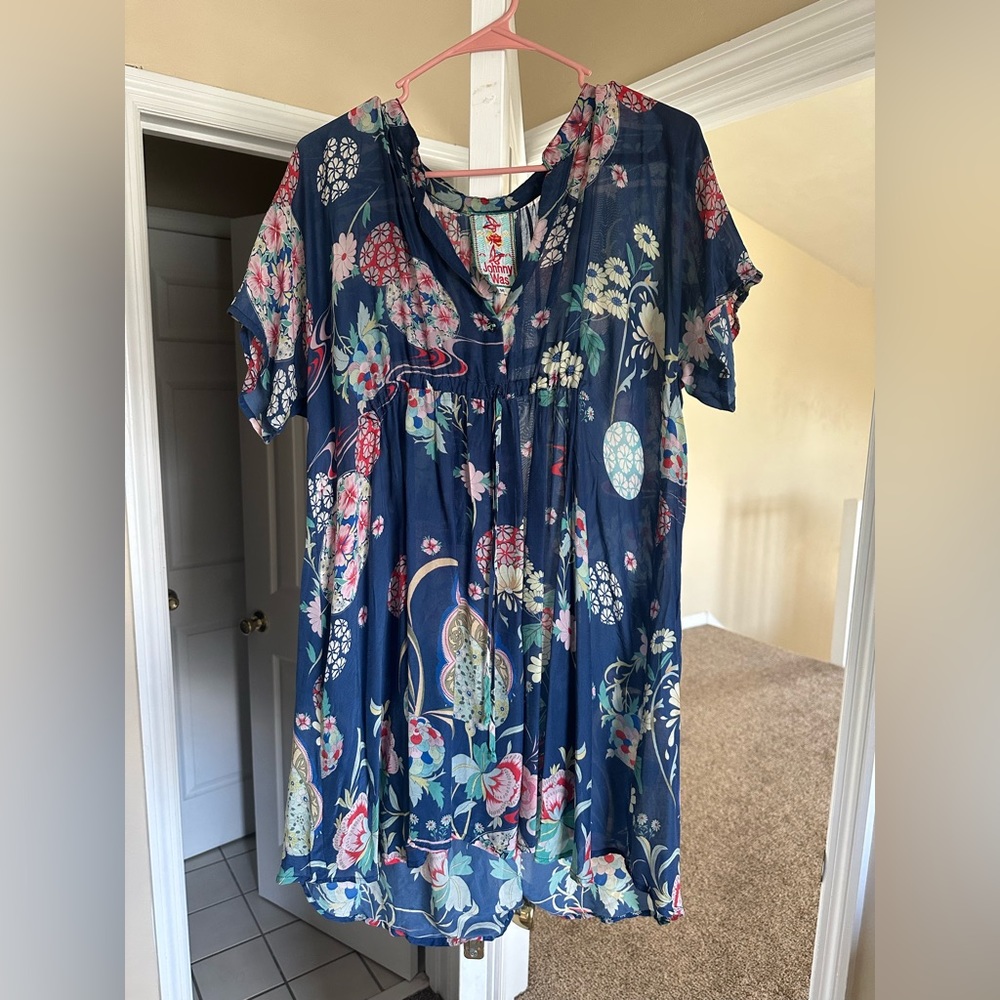 Johnny Was Ruched Dress/Tunic